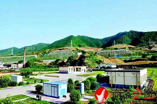 花園式單位——市天然氣公司一角。