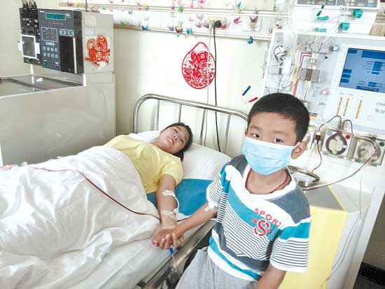 采集造血干細胞第一天，小天宇來給我加油打氣！采集造血干細胞第一天，小天宇來給我加油打氣！