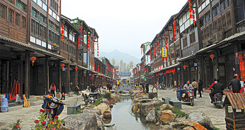 秦嶺小江南水韻竹林關(guān)