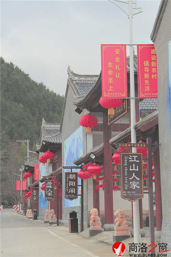 由多種景致裝點(diǎn)的農(nóng)家樂集群